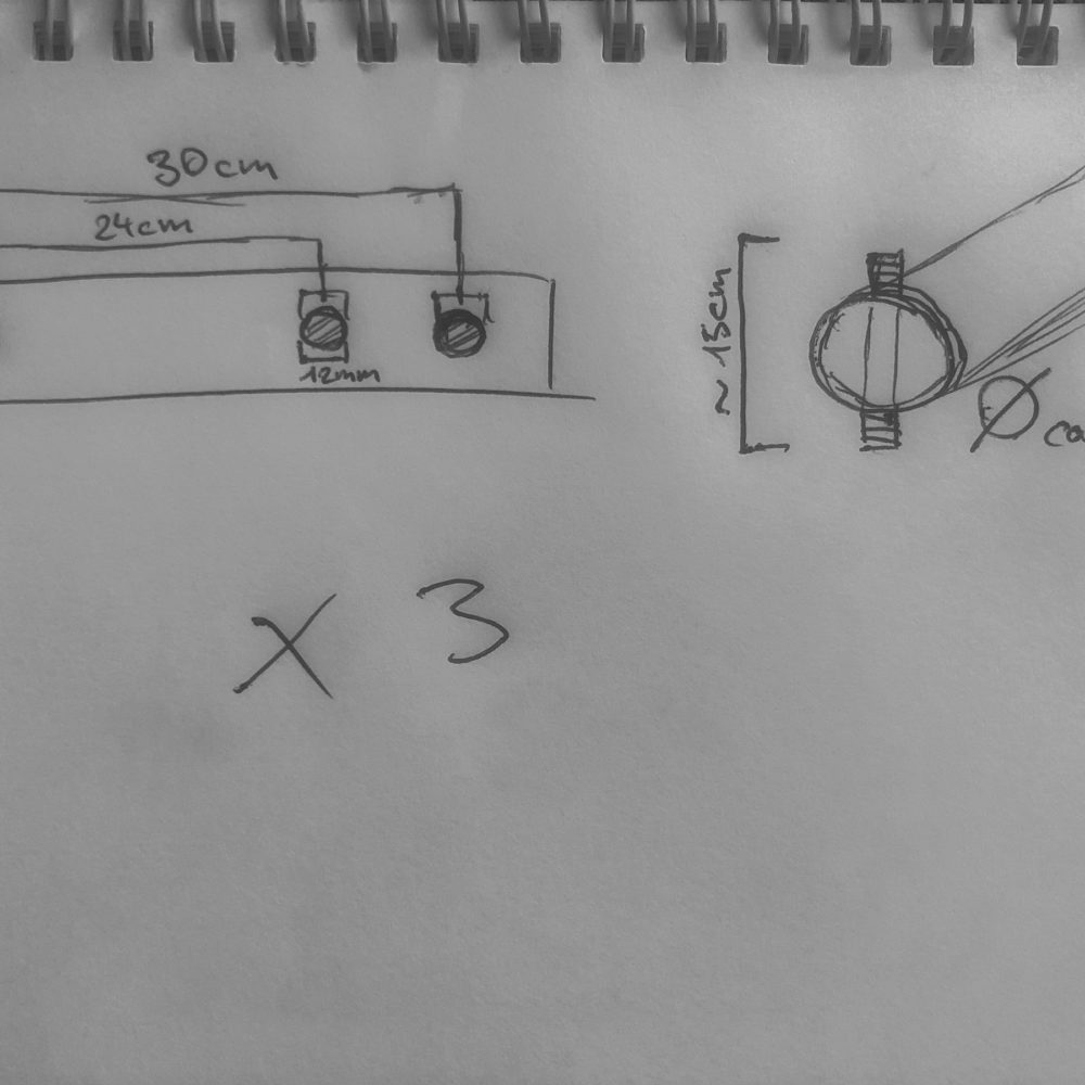 Maße für Abstandhalterrohre